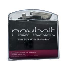 Next Tan Leather Belt with Silver Buckle - Adjustable & Stylish